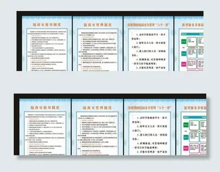 疫情展板   隔离室制度图片