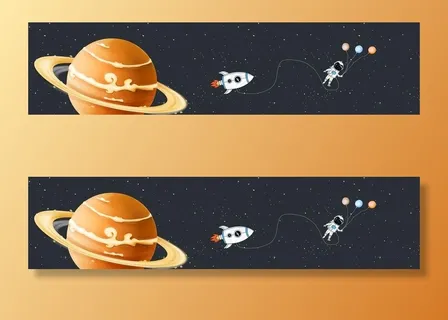 新中式星球图形火箭宇宙装饰画图片