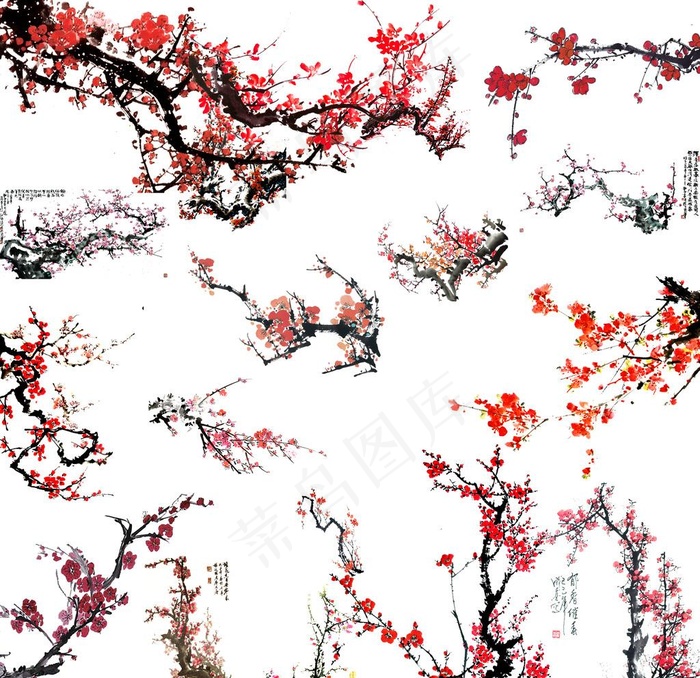 梅花素材图片