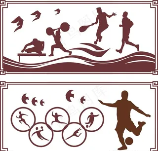 体育文化墙图片