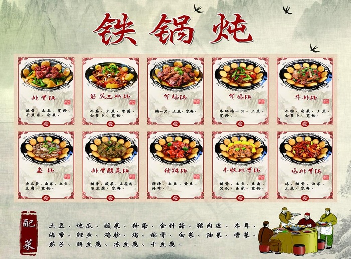 铁锅炖图片