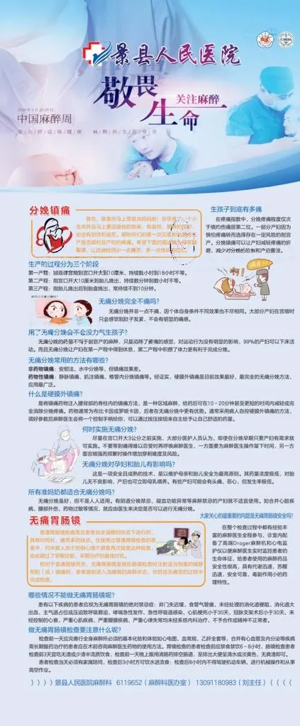 医院麻醉展架图片(3149X7087(DPI:100))psd模版下载