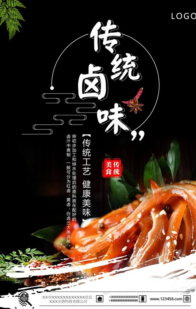 传统卤味图片(2835X4252(DPI:120))psd模版下载