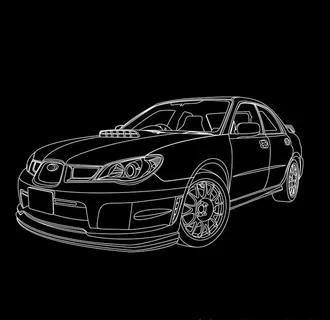 车矢量线框图图片