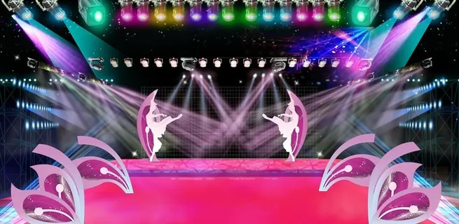 舞蹈演出舞台背景图片