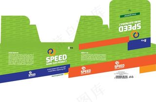 包装盒设计模板图片