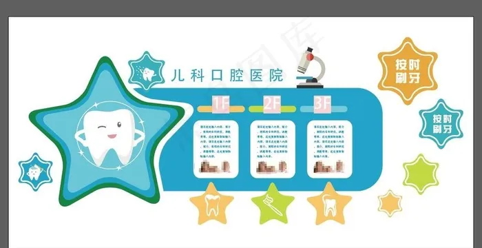 儿科口腔医院图片ai矢量模版下载