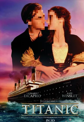 泰坦尼克号宣传海报图片