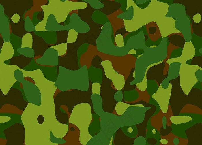 迷彩绿深色图案图片