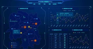 湖南网络大数据展示平台图片
