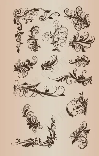 欧式边框 欧式花边图片
