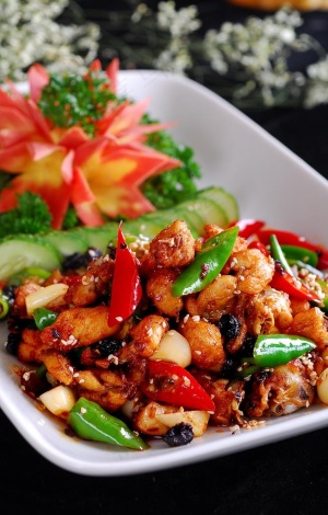 小煎鸡图片