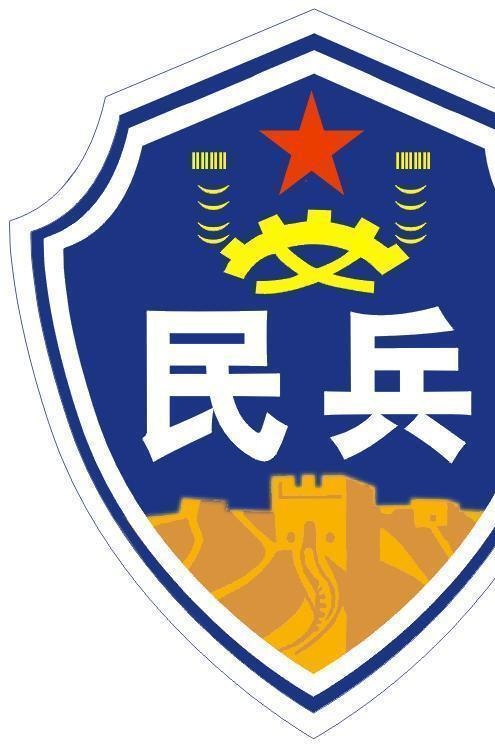 民兵标志图片cdr矢量模版下载