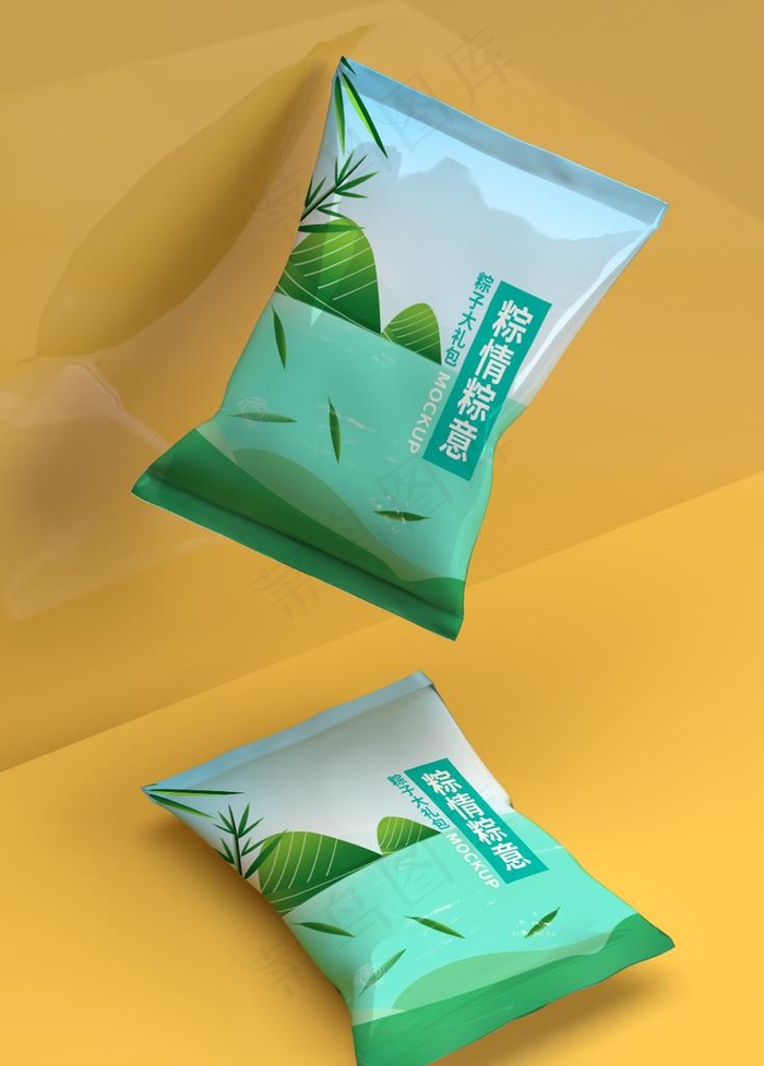 零食袋包装样机图片(1024X1369(DPI:300))psd模版下载