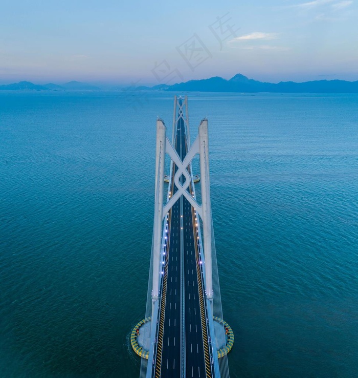 高清港珠澳大桥工程背景图片