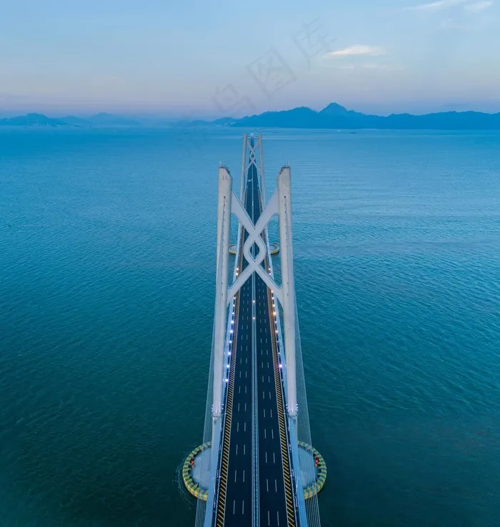 高清港珠澳大桥工程背景图片