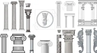 罗马柱图片