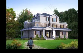 别墅效果图图片