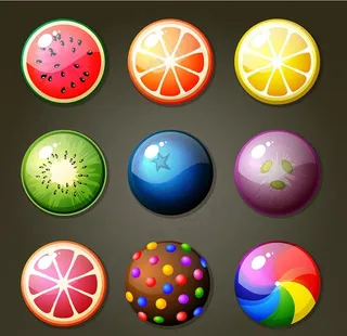 矢量波板糖棒棒糖图片