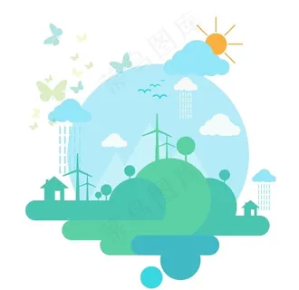 环保能源矢量素材图片 环保能源矢量素材图片