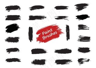 矢量画笔笔刷图片