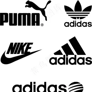 阿迪耐克标图片