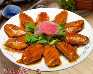 可乐鸡翅图片