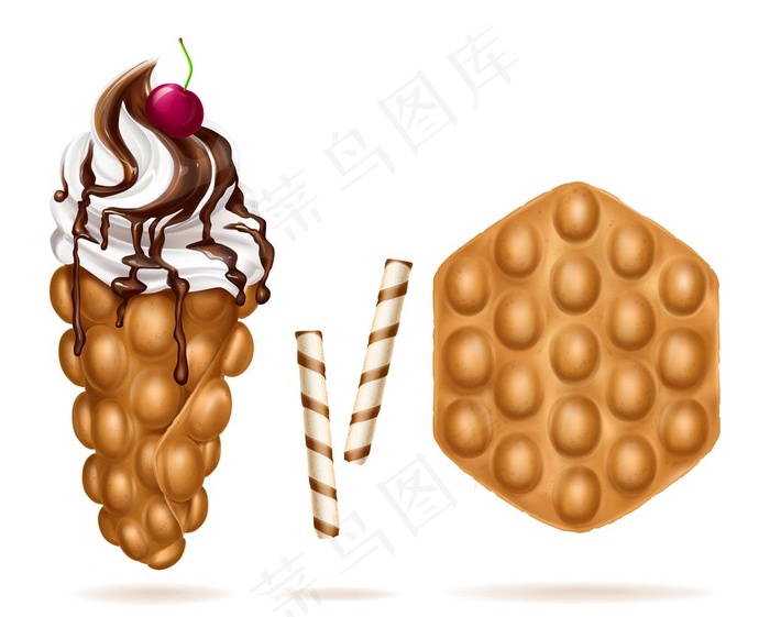 鸡蛋仔图片eps,ai矢量模版下载