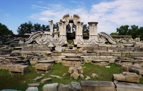 圆明园大水法图片 圆明园大水法图片