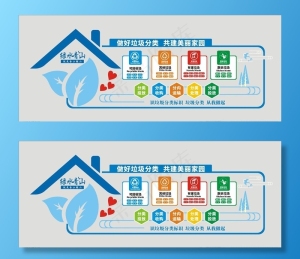 垃圾分类文化墙图片