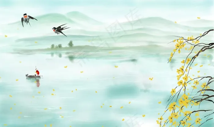 中式背景墙 中式背景素材 背景图片(7559X4724(DPI:100))psd模版下载