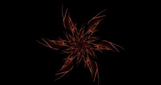 黑底炫彩光影壁纸图片