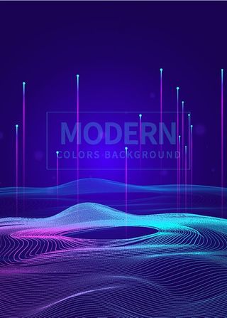 线条科技炫酷潮流蓝色背景图片