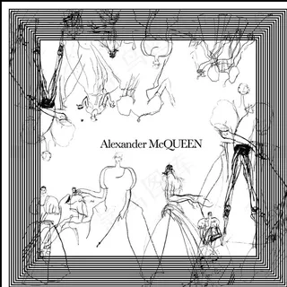 服装插画方巾图片