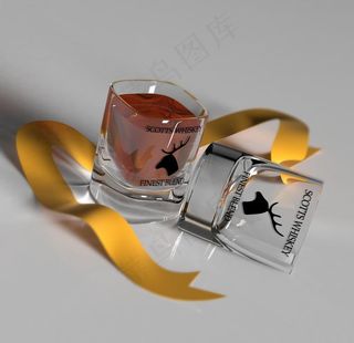 玻璃杯样机图片