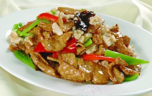 核桃仁炒里脊图片 核桃仁炒里脊图片