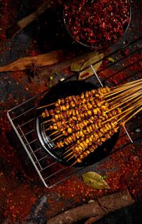 烤玉米图片