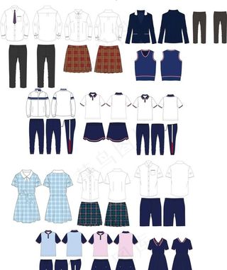校服款式设计图片