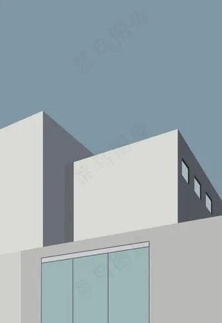 几何抽象装饰画图片