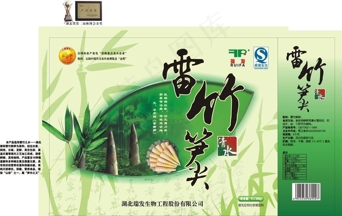 雷竹笋尖图片cdr矢量模版下载