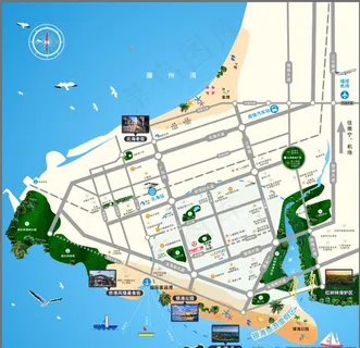 北海区域图旅游板图片 北海区域图旅游板图片
