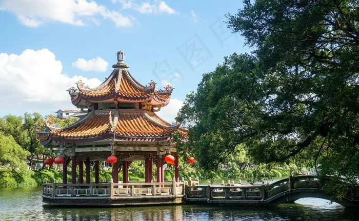 潮州西湖亭图片