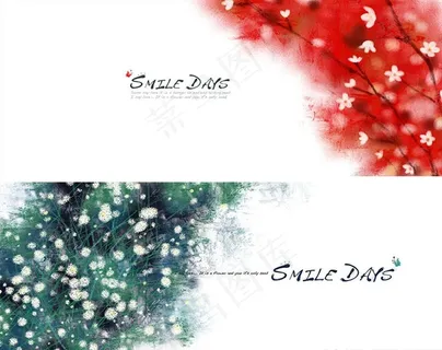 PSD分层抽象 创意花纹素材图片