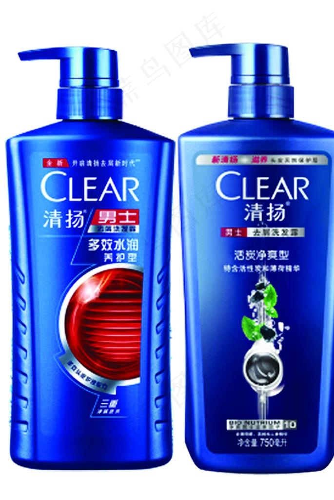 清扬男士去屑洗发露多效水润型图片