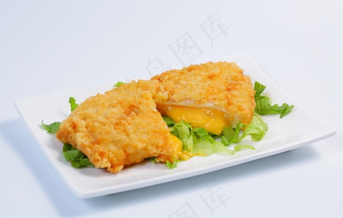 爆浆鸡排图片