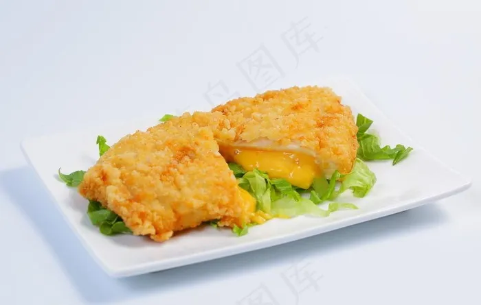 爆浆鸡排图片
