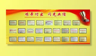 荣誉墙暖色背景图片