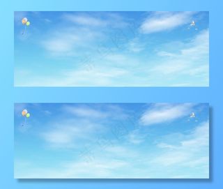 蓝天白云图片