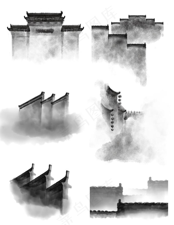 古建筑图片(3072X4107(DPI:300))psd模版下载