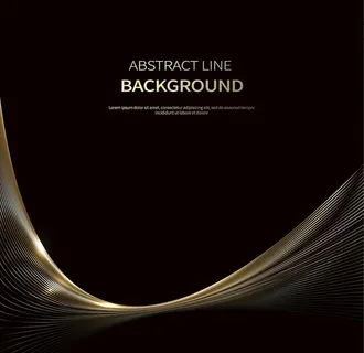 黑金矢量线条图片